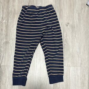4/$20 Striped Navy and Tan Kids Bottoms